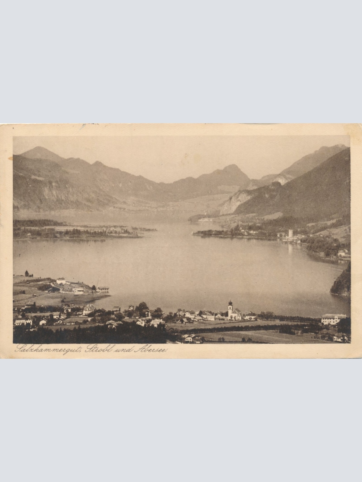 AK aus Strobl Salzburg Ansichtskarte (8805)