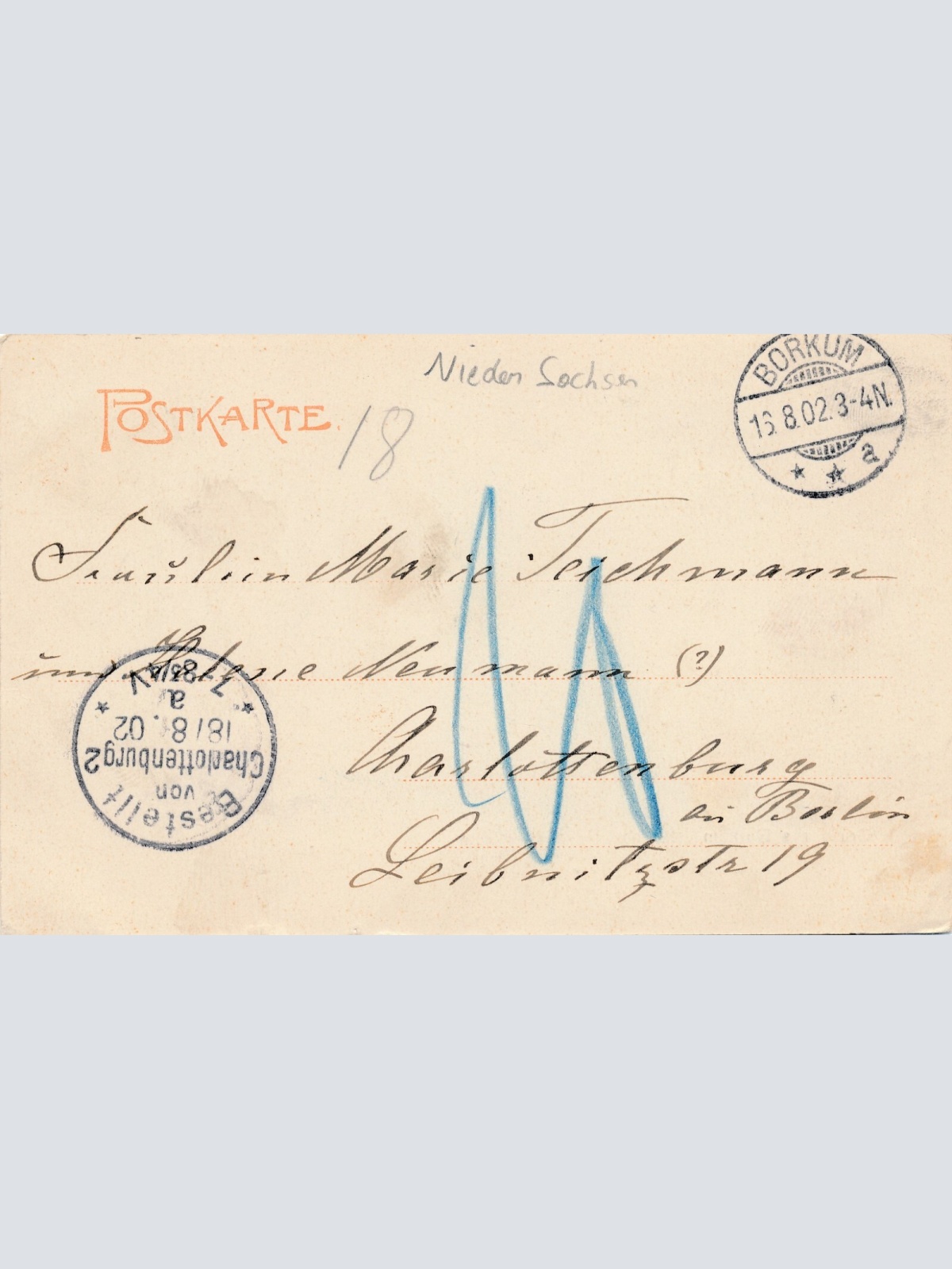 AK aus Borkum Kinder am Strand Nieder - Sachsen (9141)