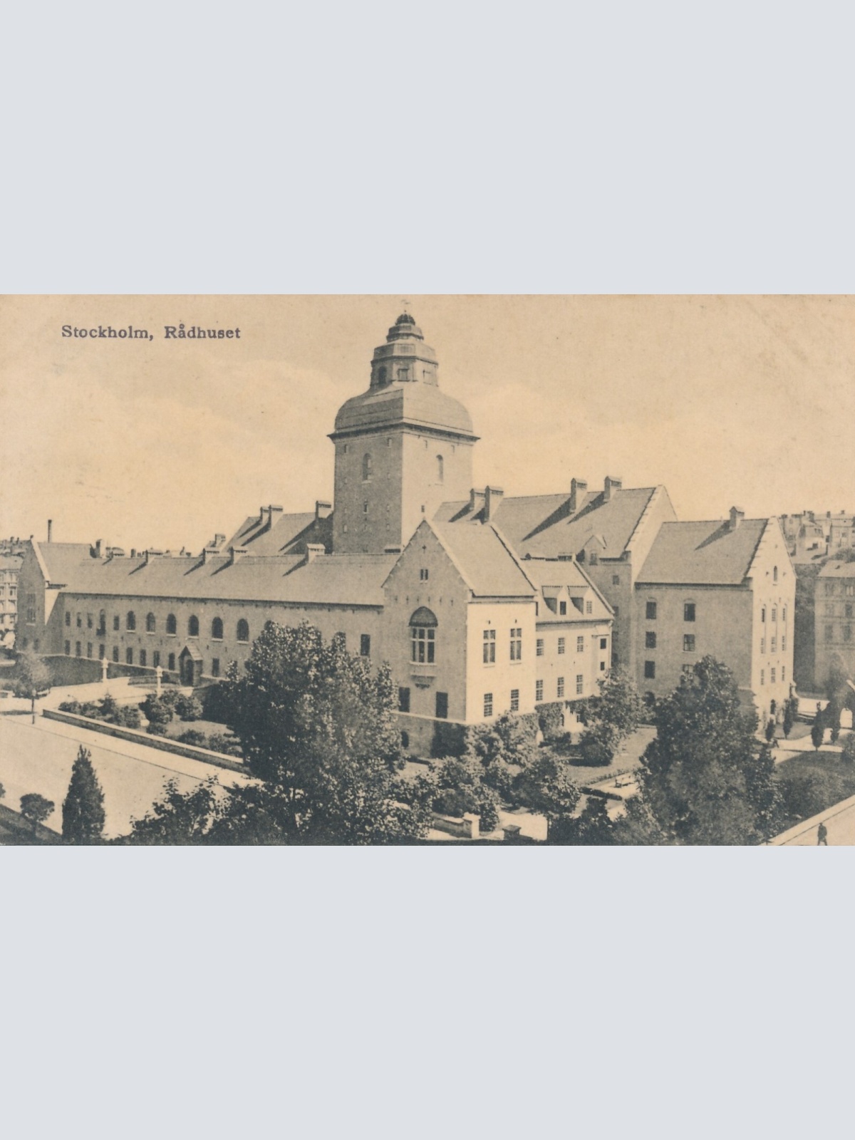 AK aus Stockholm Radhuset Schweden (7389)