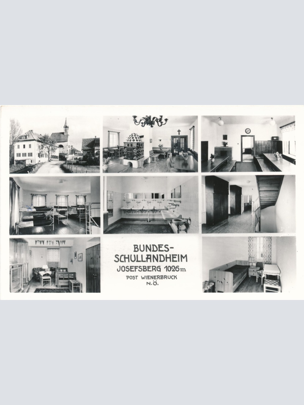 AK aus Josefsberg Bundesschullandheim Niederösterreich Ansichtskarte (8784)