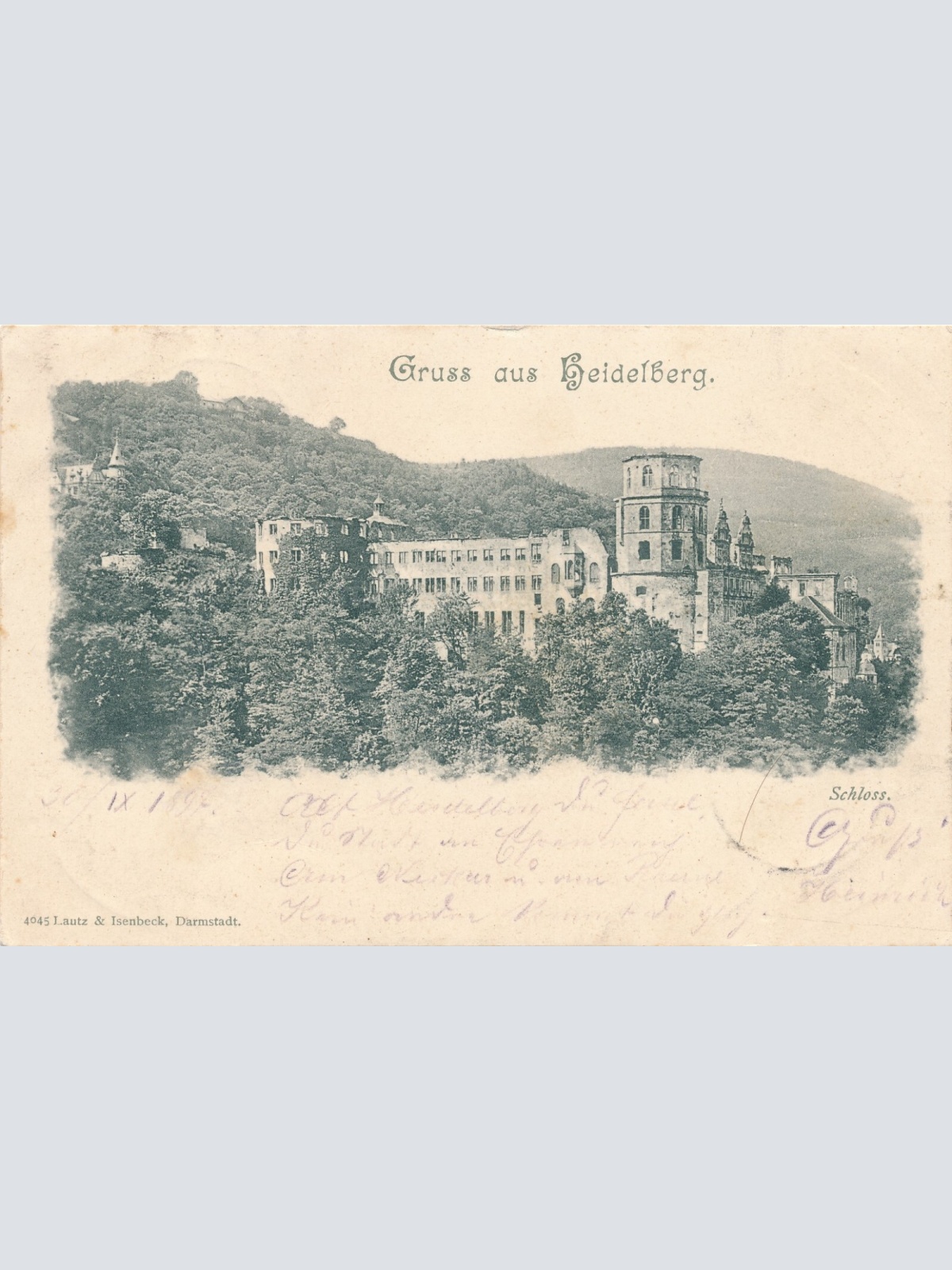 AK gruss aus Heidelberg Baden - Württemberg Ansichtskarte (9199)