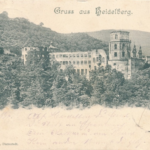 AK gruss aus Heidelberg Baden - Württemberg Ansichtskarte (9199)