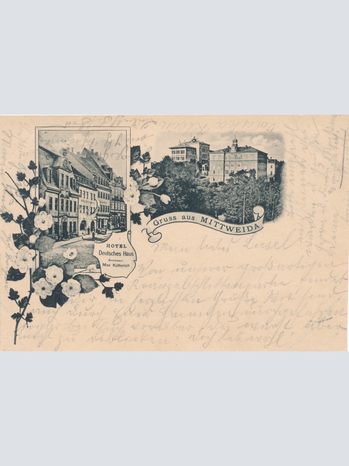 AK gruss aus Mittweida Sachsen Ansichtskarte (9200)
