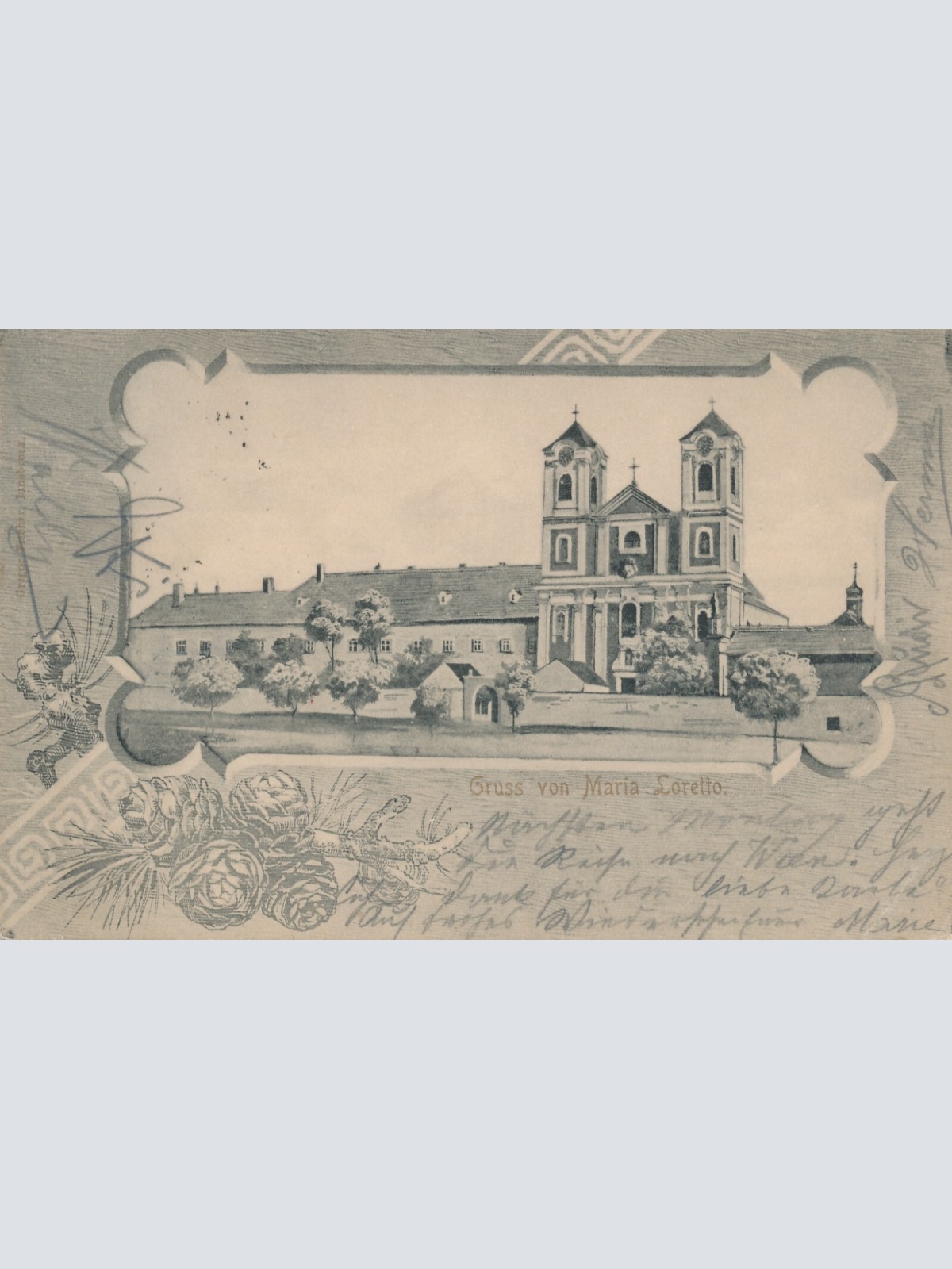 AK gruss von Maria Loretto Burgenland Ansichtskarte (9224)