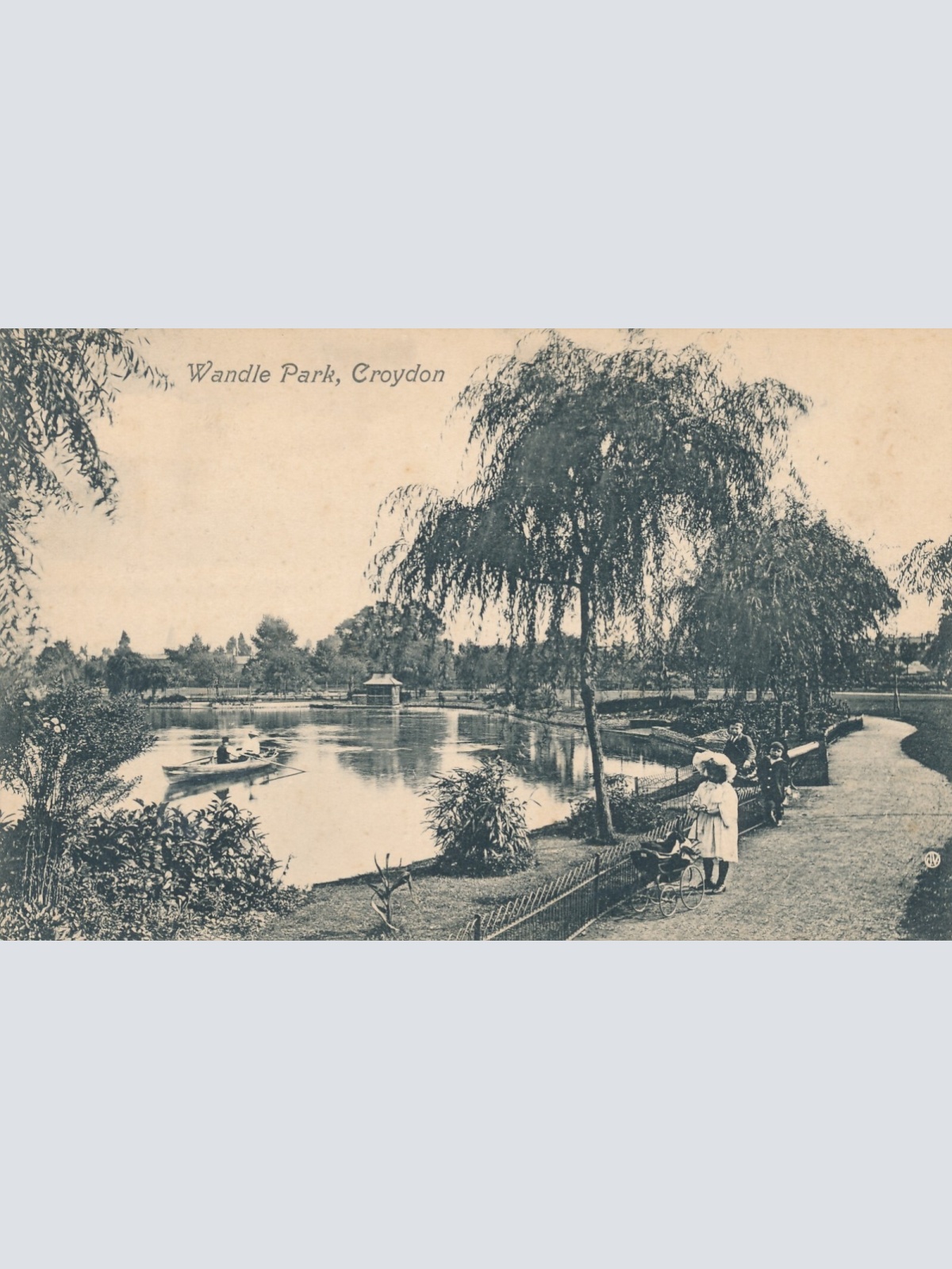 AK aus Croydon Wandle Park England Ansichtskarte (9178)