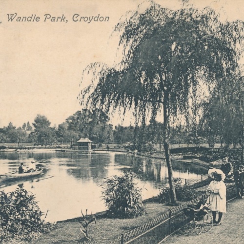 AK aus Croydon Wandle Park England Ansichtskarte (9178)