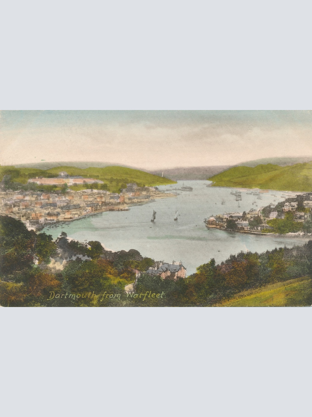 AK aus Dartmouth from Warfleet England Ansichtskarte (9181)