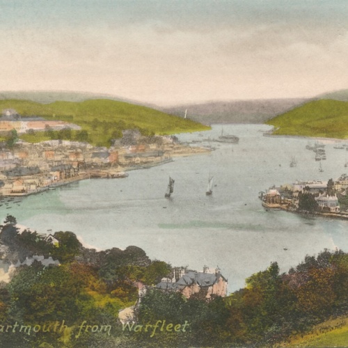 AK aus Dartmouth from Warfleet England Ansichtskarte (9181)
