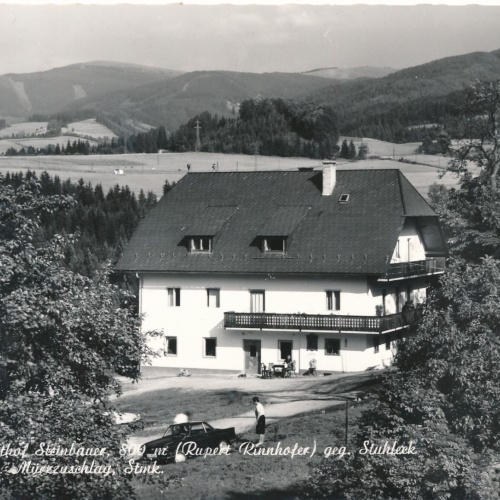 AK aus Münzzuschlag Steiermark Alpengasthof Steinbauer (J69)