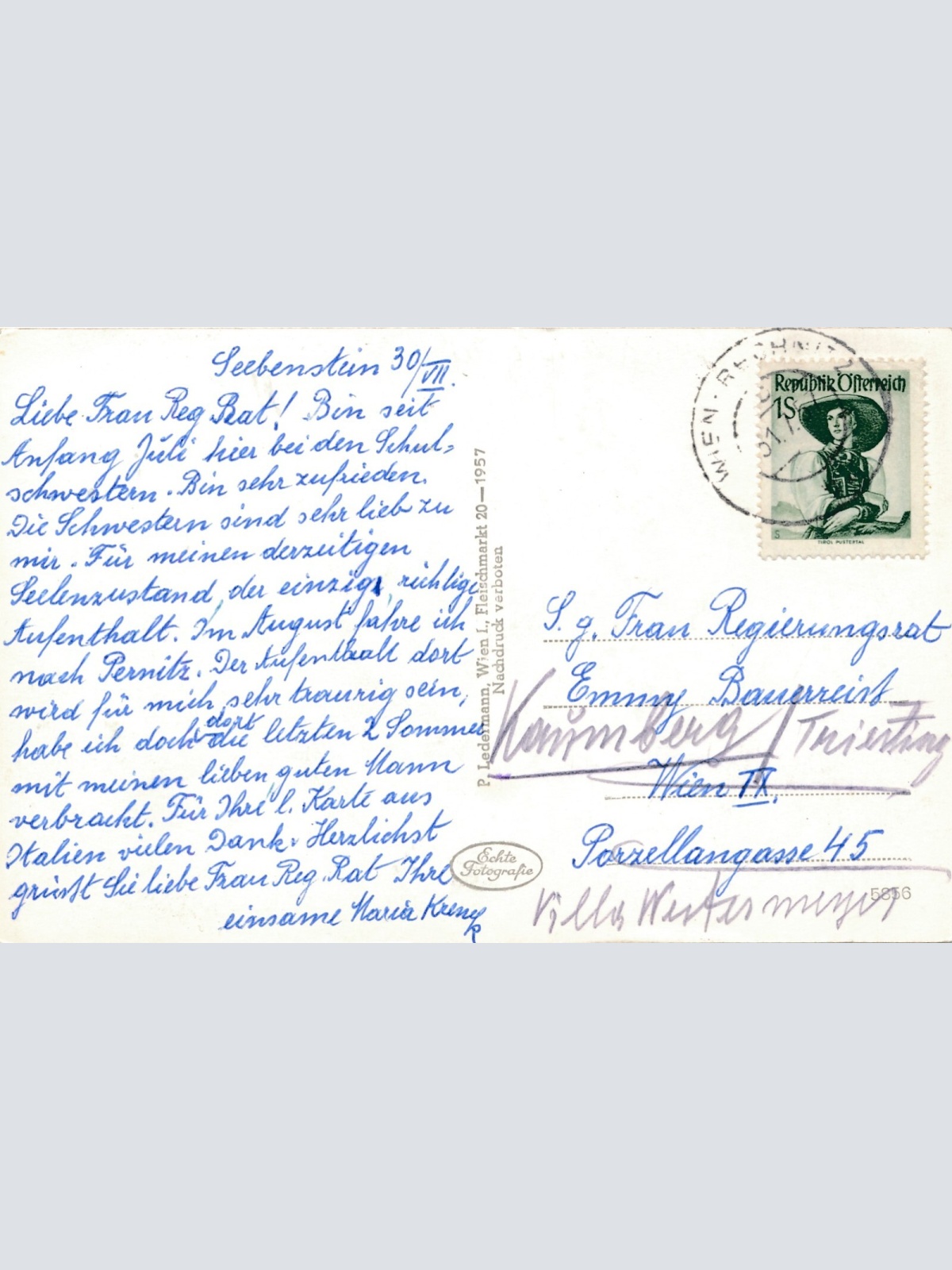 AK aus Seebenstein Niederösterreich Bergschloss (J54)