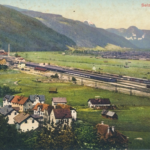 AK aus Seltztal mit Bahnhof Steiermark (7003)