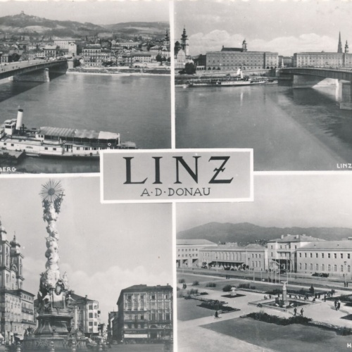 AK aus Linz an der Donau Mehrbildkarte Oberösterr. Ansichtskarte (8986)