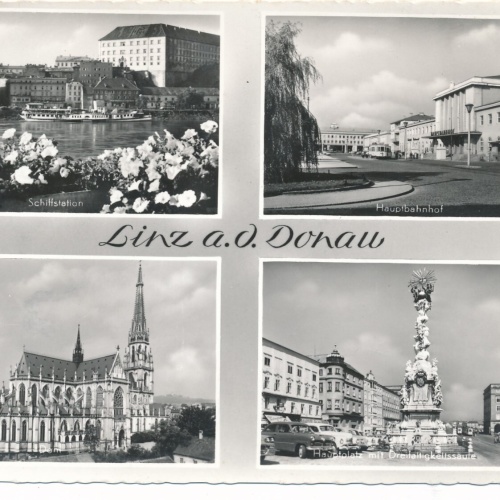AK aus Linz an der Donau Mehrbildkarte Oberösterreich Ansichtskarte (8972)