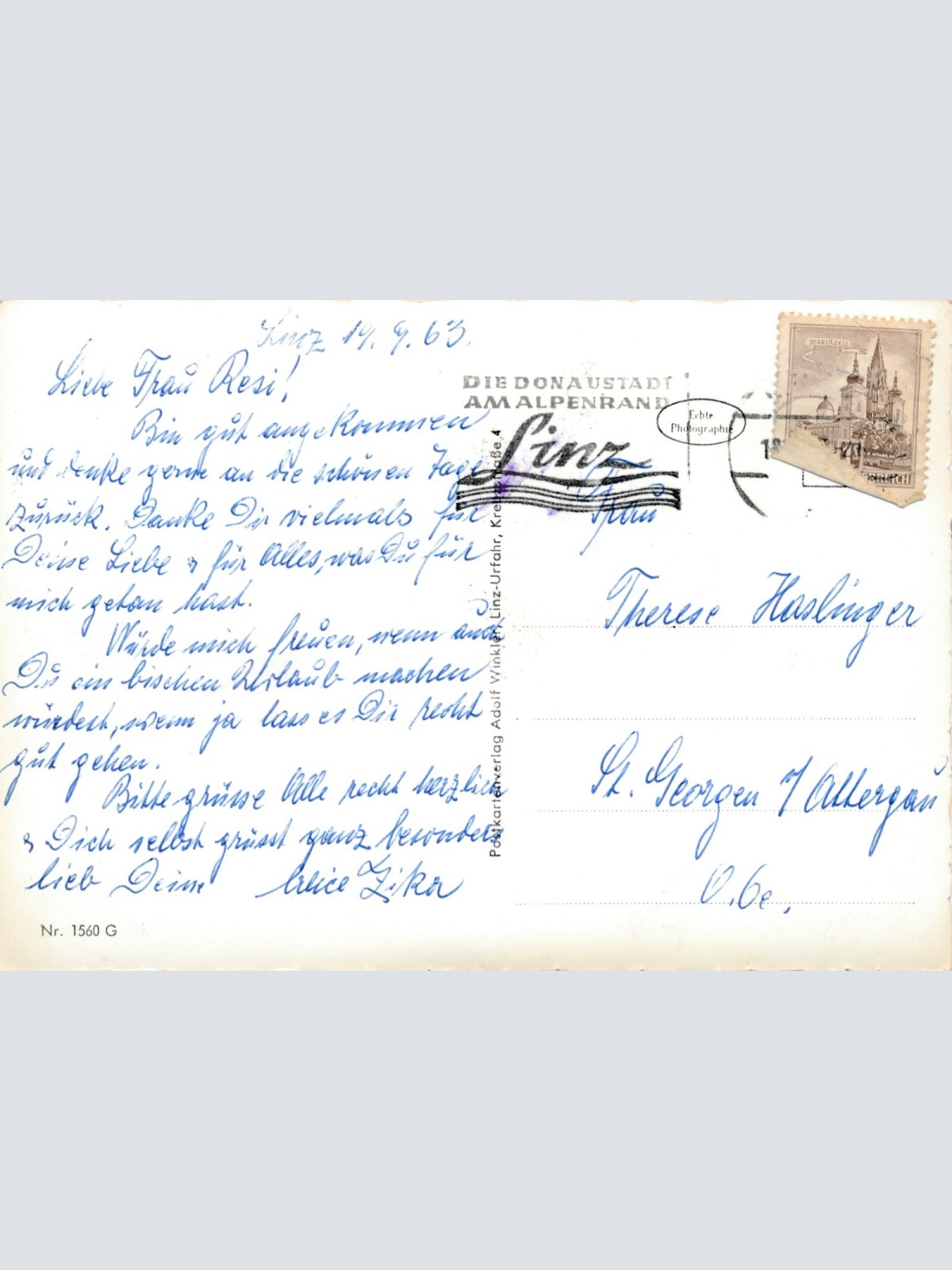 AK aus Linz an der Donau Mehrbildkarte Oberösterreich Ansichtskarte (8971)