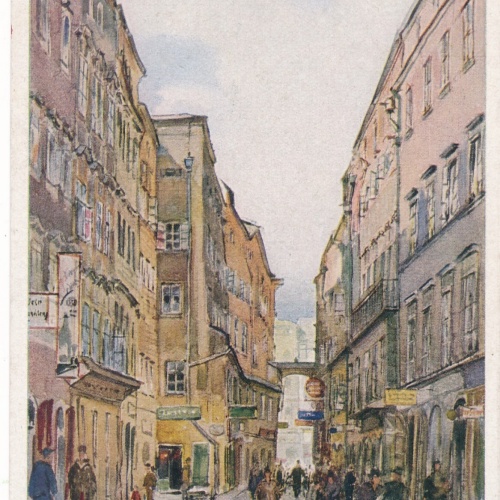 Künstler - AK Heimatwerk aus Linz an der Donau Oberösterr. Ansichtskarte (8965)