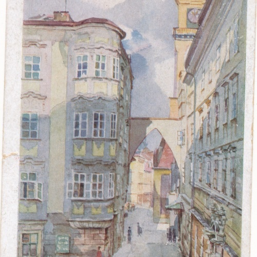 Künstler - AK Heimatwerk aus Linz an der Donau Oberösterr. Ansichtskarte (8967)