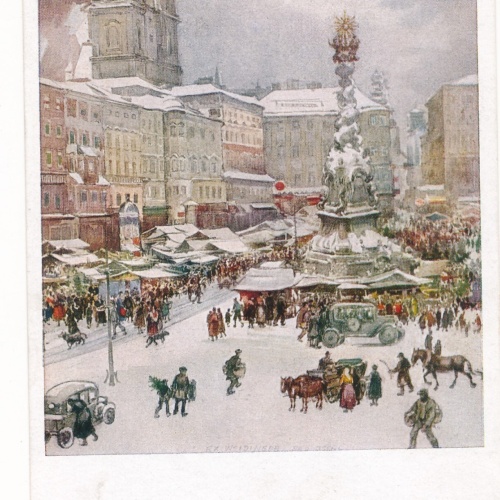 Künstler - AK Heimatwerk aus Linz an der Donau Oberösterr. Ansichtskarte (8968)