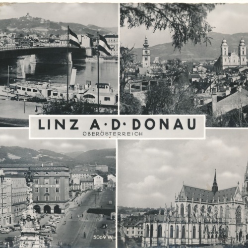 AK aus Linz an der Donau Mehrbildkarte Oberösterreich Ansichtskarte (8969)