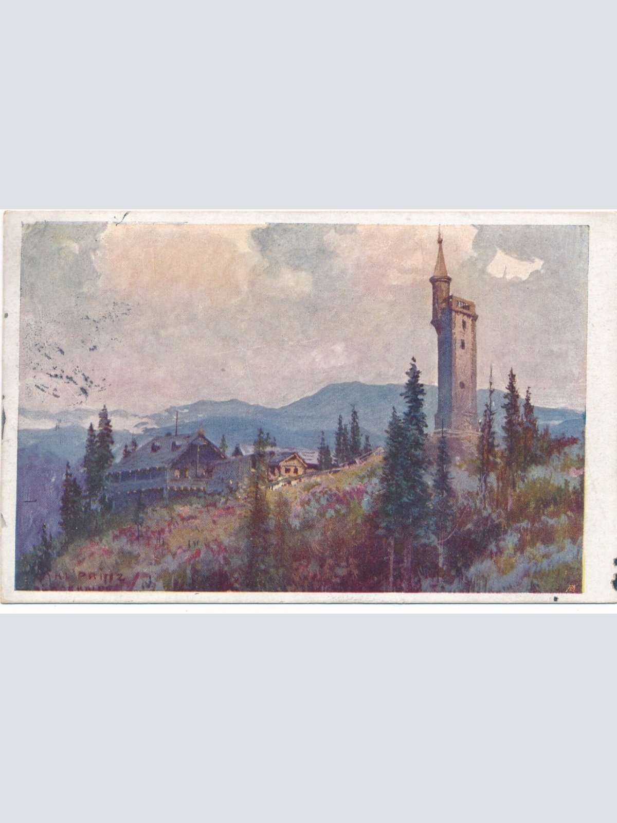 AK aus Mariazell Bürgeralpe Steiermark Ansichtskarte (9077)