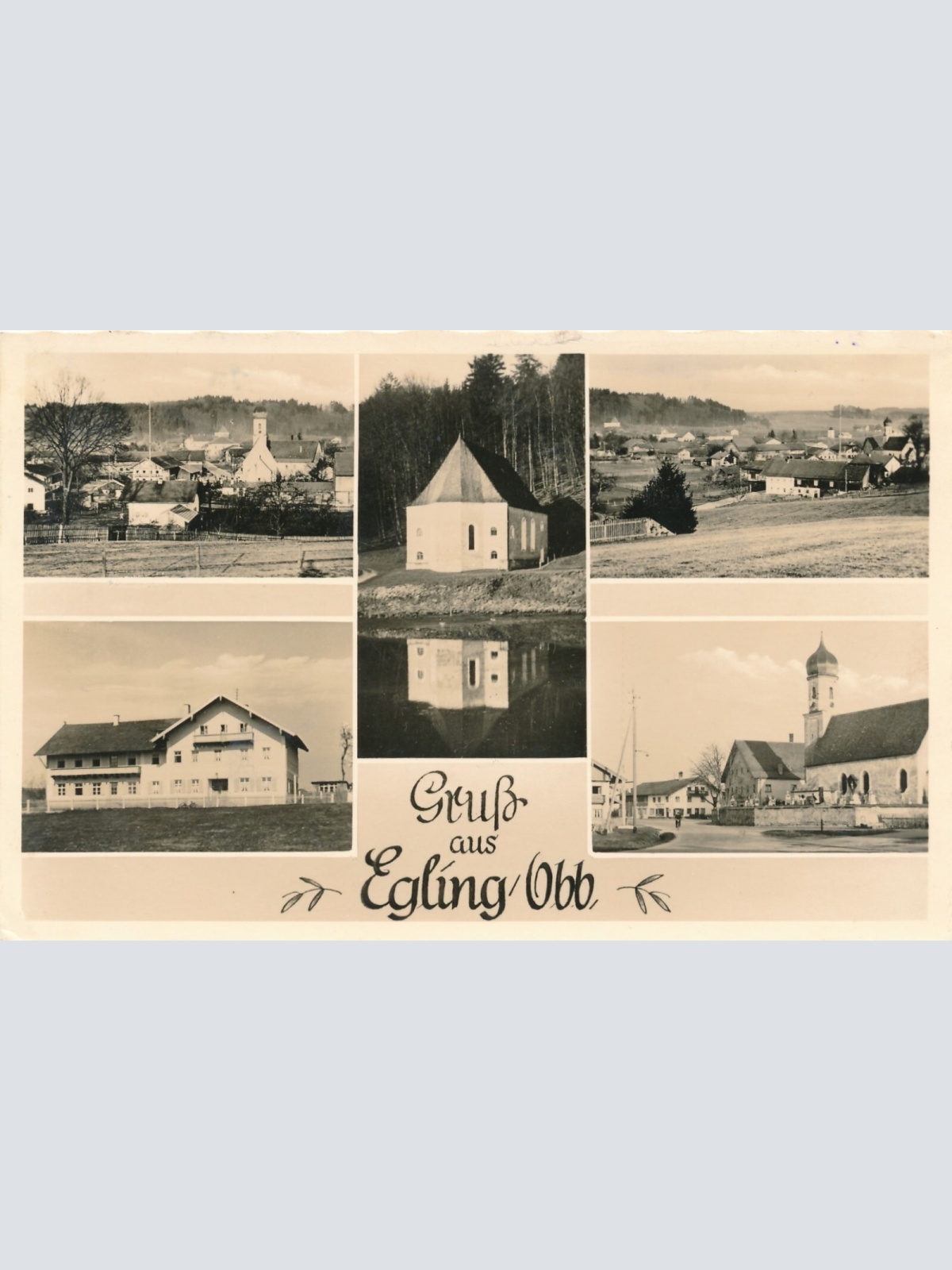 AK aus Egling Bayern Mehrbildkarte Ansichtskarte (9091)