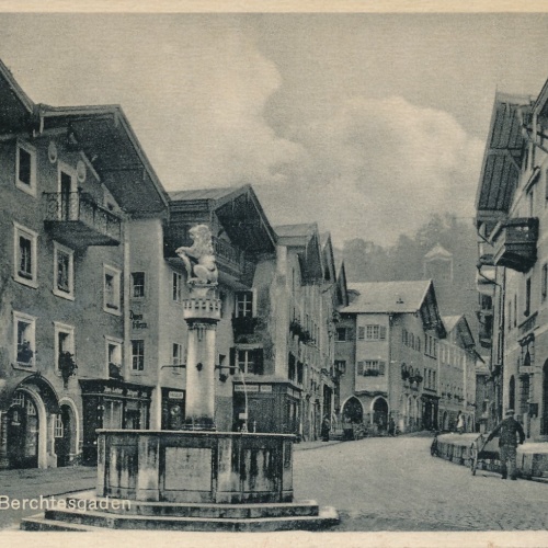 AK aus Berchtesgaden Bayern Ansichtskarte (9093)