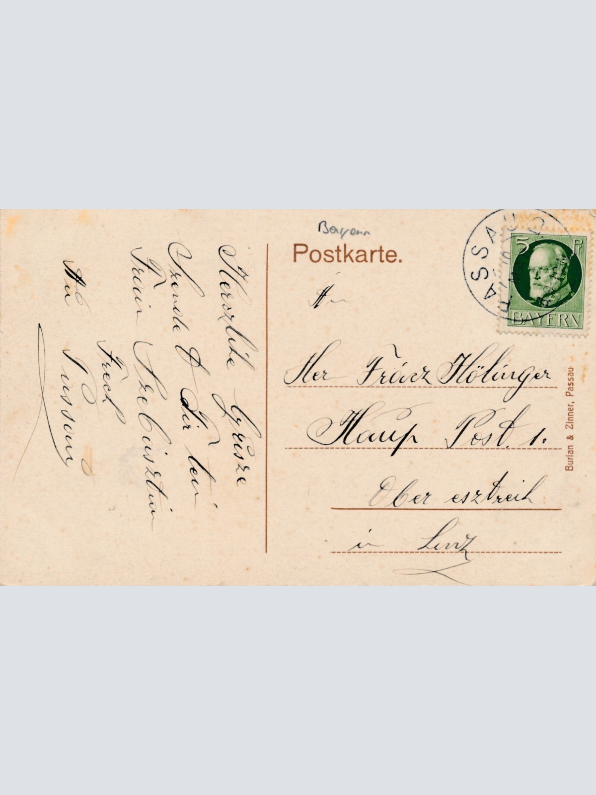 AK aus Passau am Inn mit Mariahilf Bayern Ansichtskarte (9097)