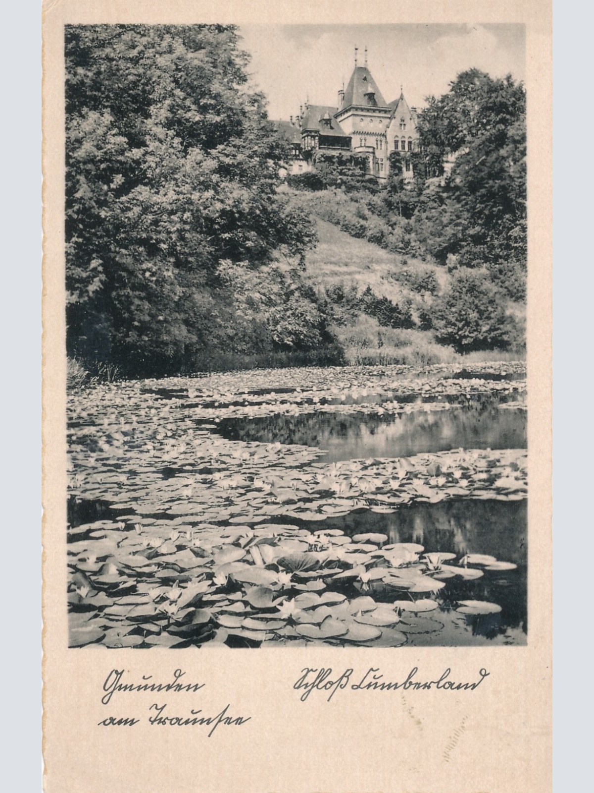 AK aus Gmunden mit Schloss Cumberland Oberösterreich Ansichtskarte (9449)