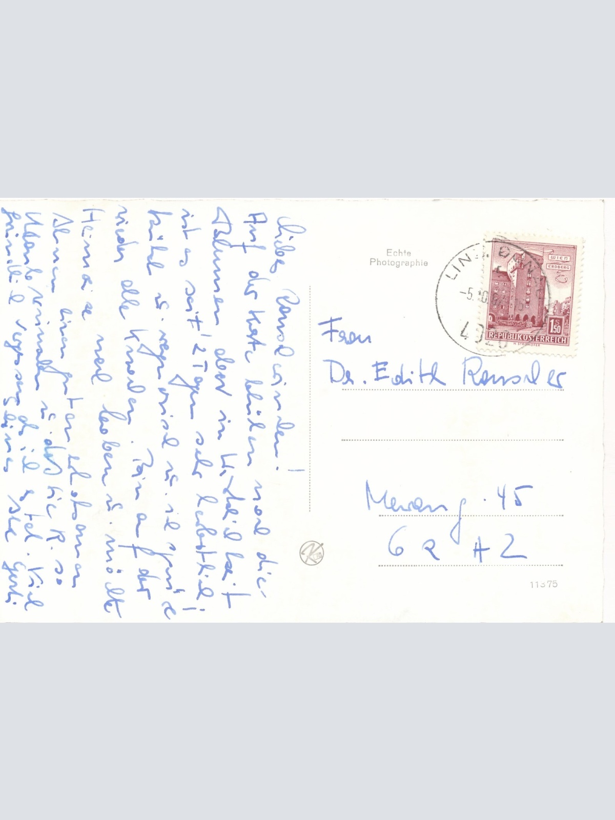 AK aus Linz an der Donau Pöstlingberg Oberösterr. Ansichtskarte (9013)