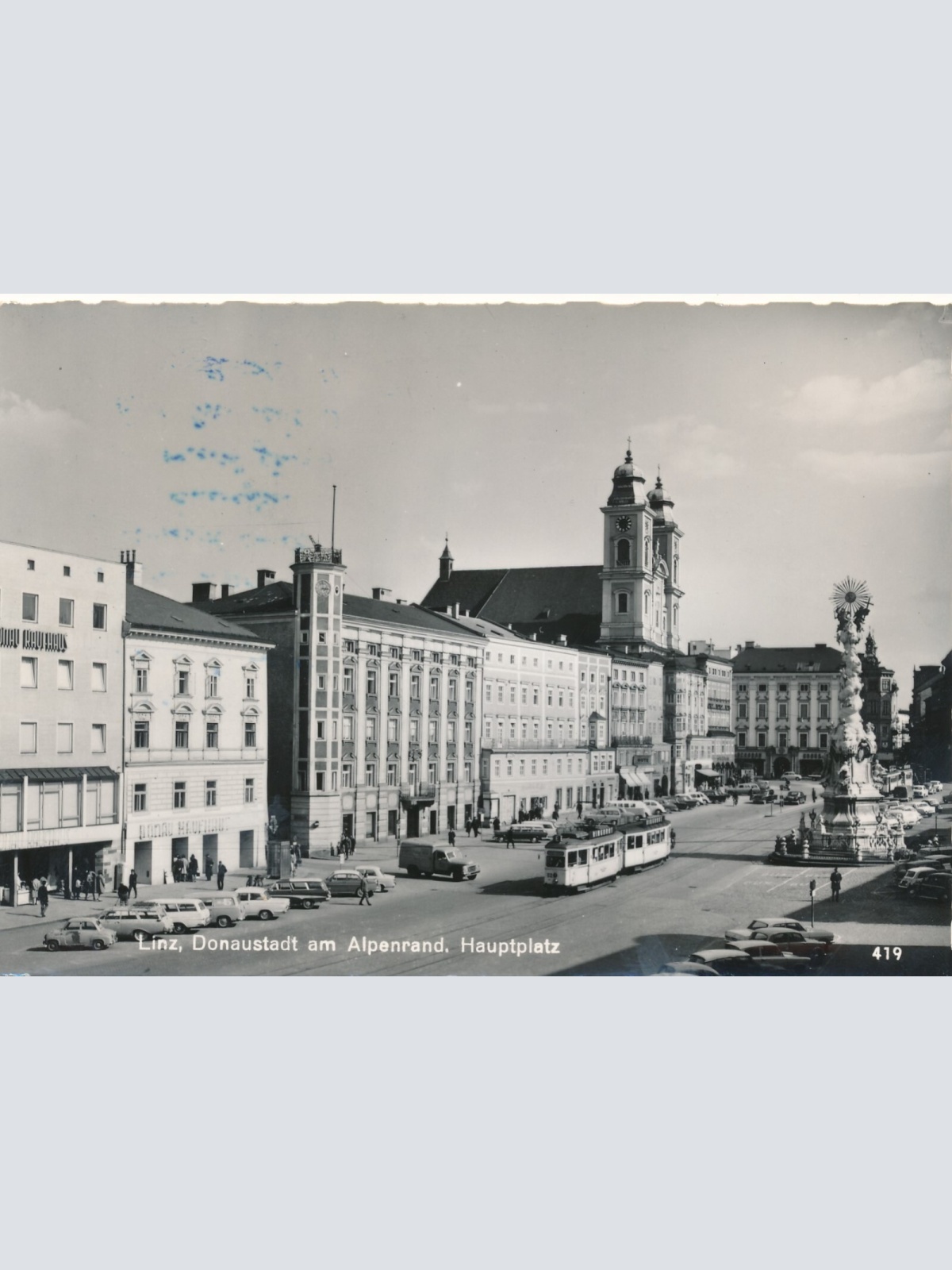 AK aus Linz an der Donau Hauptplatz Oberösterr. Ansichtskarte (8989)