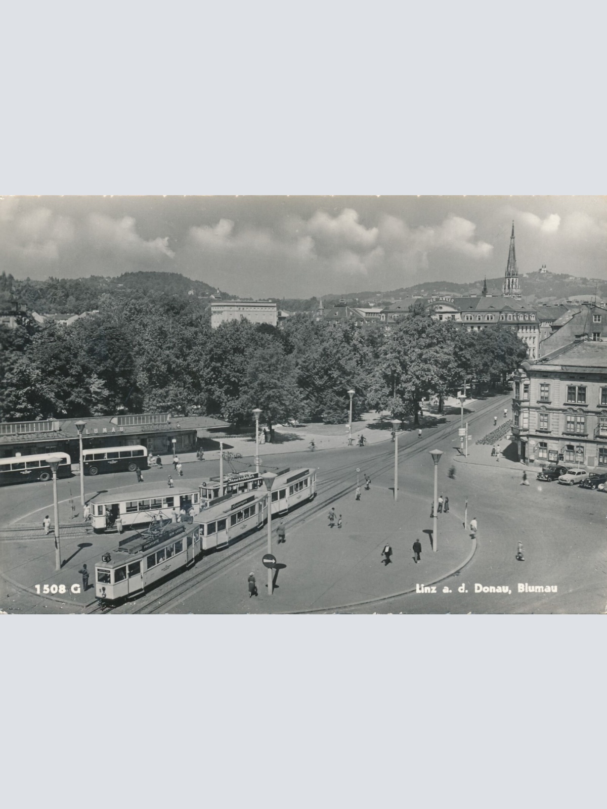 AK aus Linz an der Donau Blumau Oberösterr. Ansichtskarte (8991)