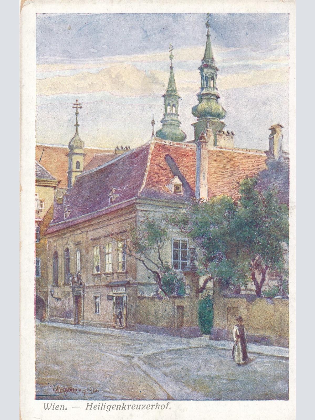 AK, Wien, Heiligenkreuzerhof (S2367)