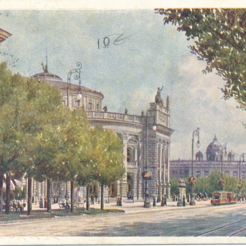 AK aus Wien Burgtheater Ansichtskarte (9043)