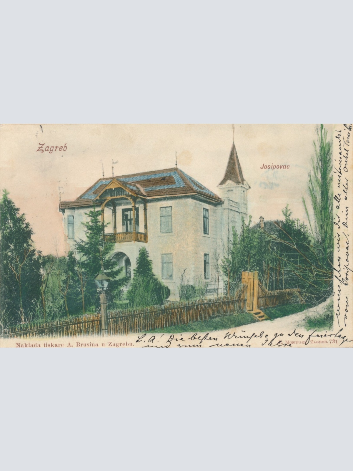 AK aus Zagreb Josipovac Kroatien Ansichtskarte (9058)