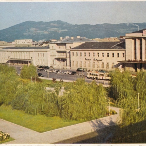 AK aus Linz an der Donau Hauptbahnhof Oberösterr. Ansichtskarte (9030)