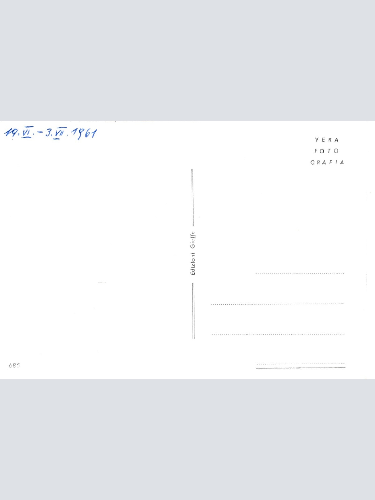 AK aus Fiori Bordighera Corso mit Oldtimer Italien Ansichtskarte (9531)