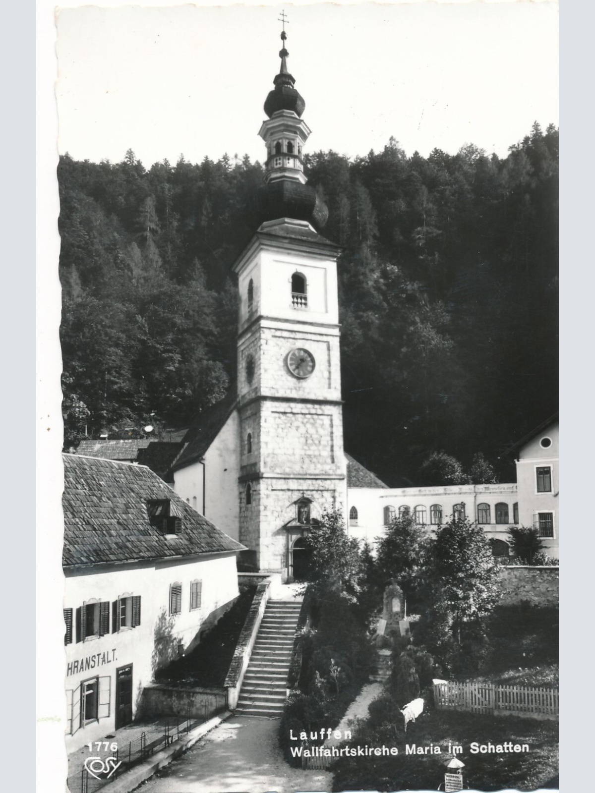 AK aus Lauffen mit Wahlfartskirche Oberösterreich Ansichtskarte (9541)