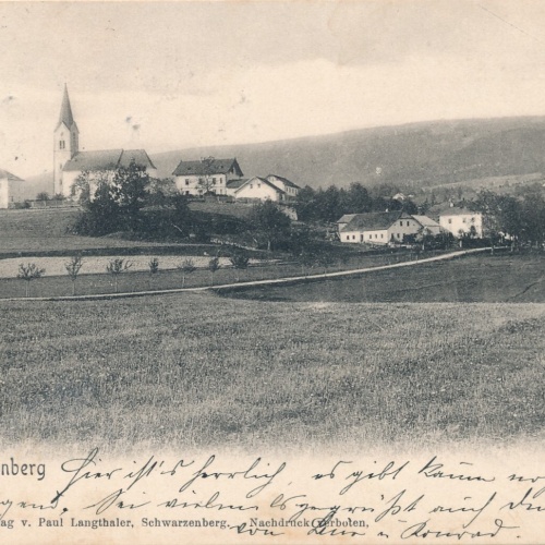 AK aus Schwarzenberg Oberösterreich (7767)