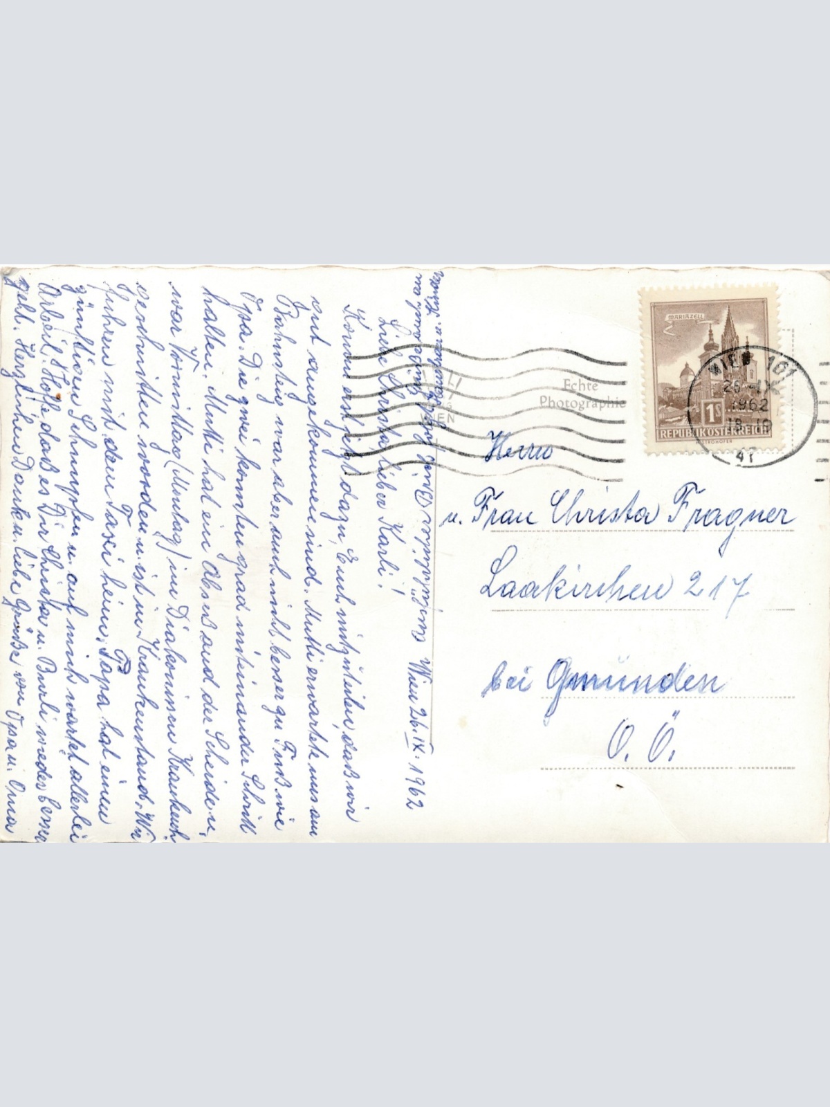 AK aus Wien mit Universität und Oldtimer Ansichtskarte (9547)