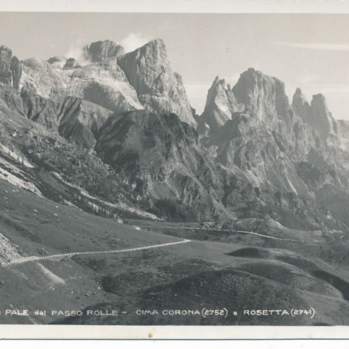 AK Gruppo delle Pale Passo Rolle Corona Italien Ansichtskarte (9510)