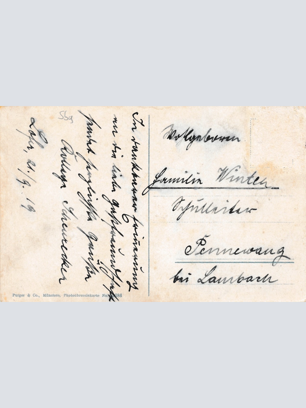 AK aus Lofer mit den Steinbergen Salzburg Ansichtskarte (9243)