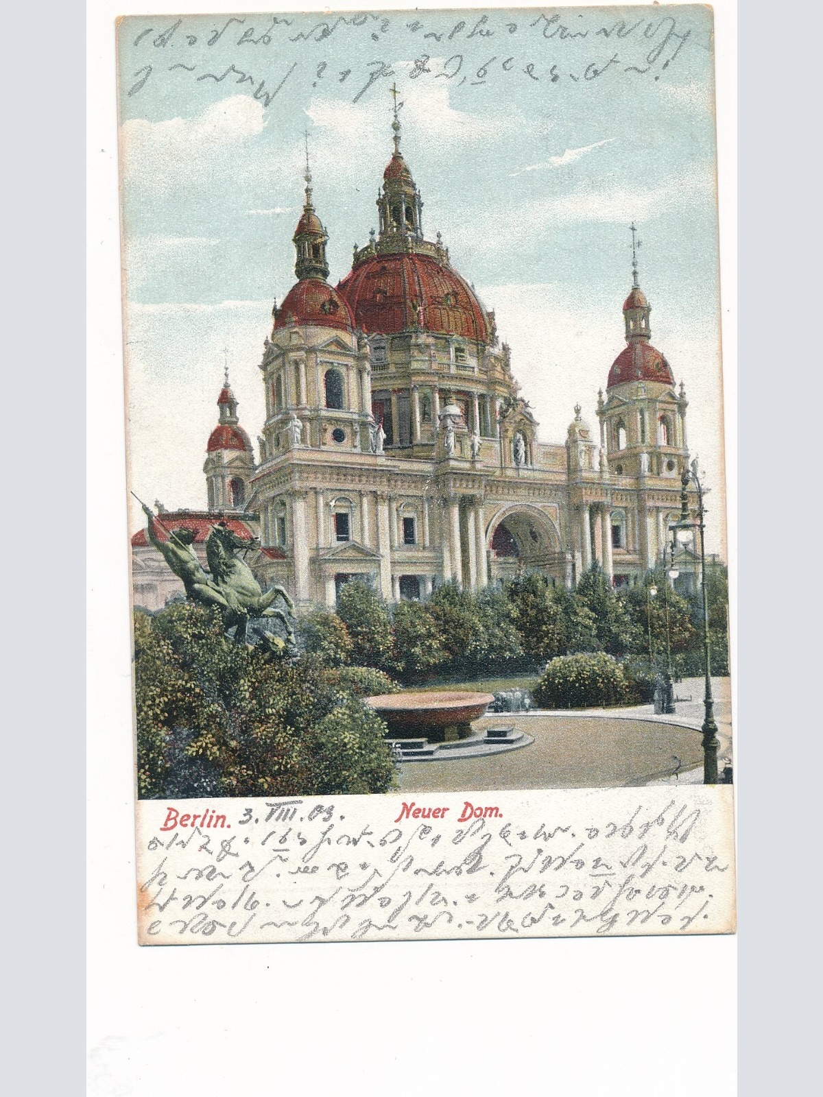 AK aus Berlin mit neuen Dom Ansichtskarte (9328)