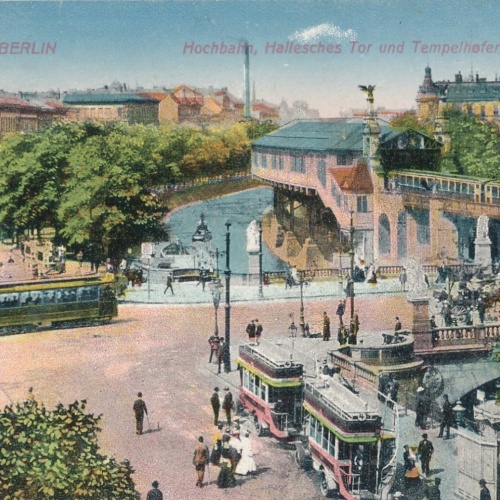 AK aus Berlin mit Hochbahn Ansichtskarte (9327)