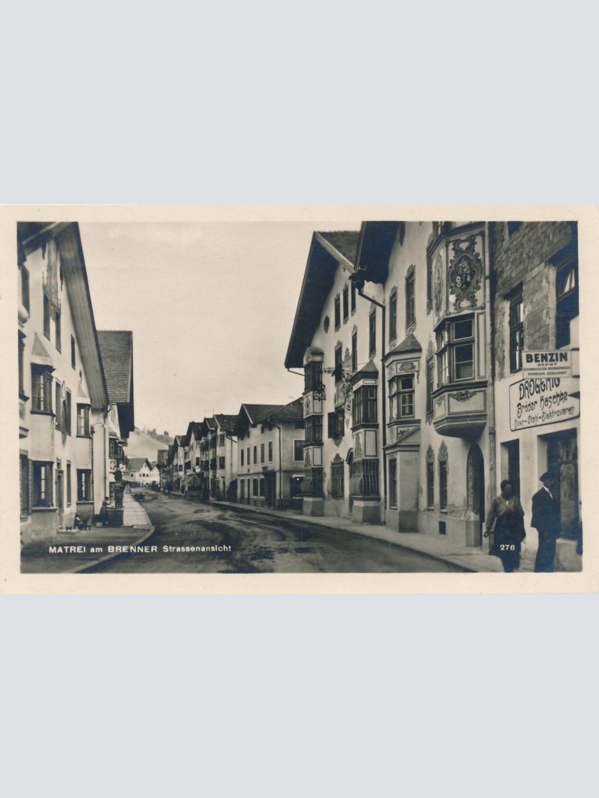 AK aus Matrei am Brenner Strassenansicht Tirol Ansichtskarte (9317)