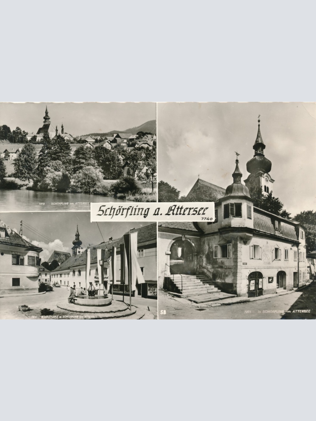 AK aus Schörfling am Attersee Oberösterreich Ansichtskarte (9828)