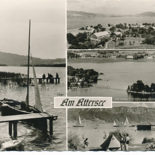 AK am Attersee Oberösterreich Ansichtskarte (9821)