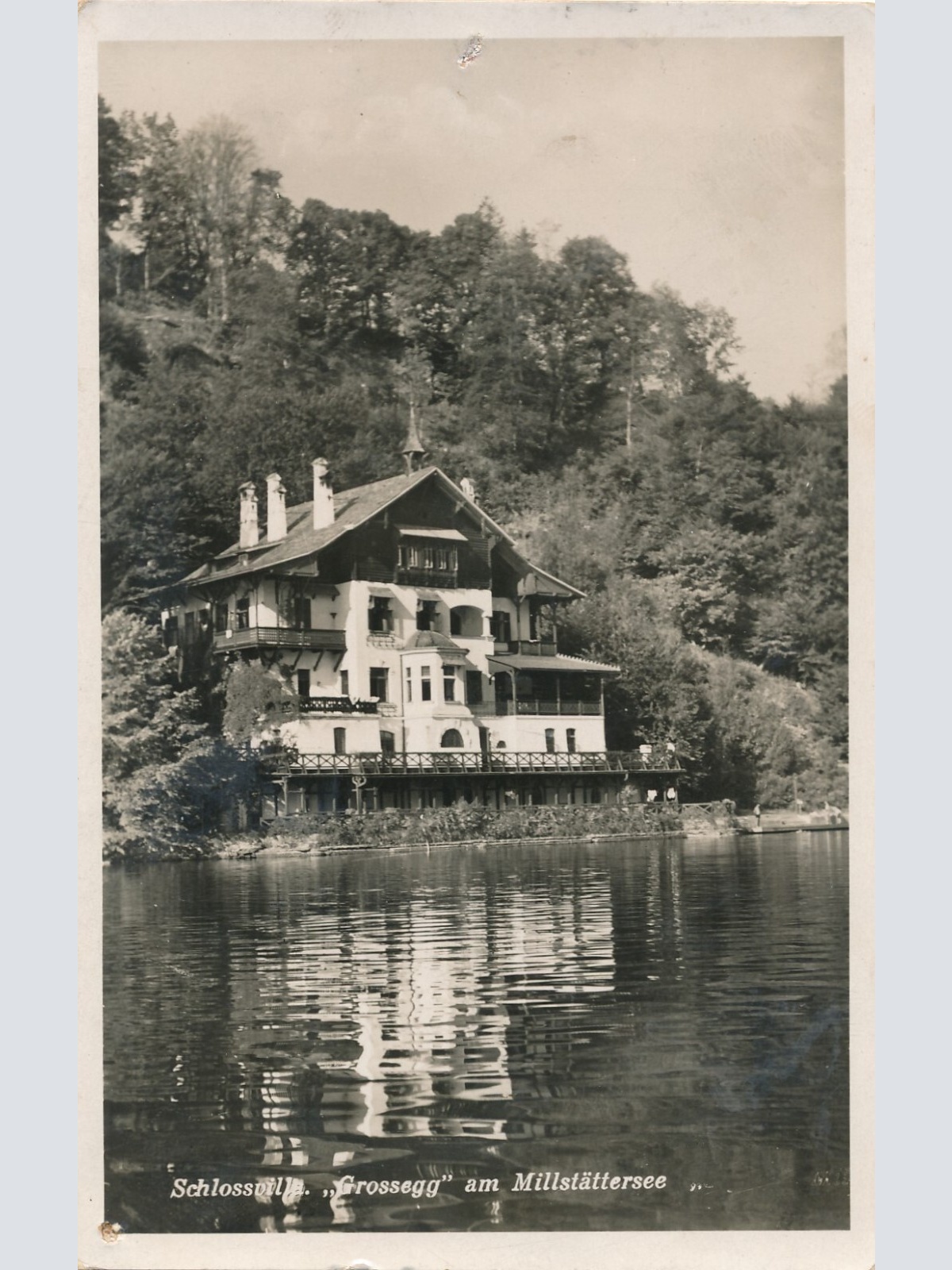 AK aus Grossegg mit Schlossvilla Kärnten Ansichtskarte (9867)