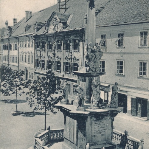 AK aus St. Veit Pestsäule Kärnten Ansichtskarte (9875)