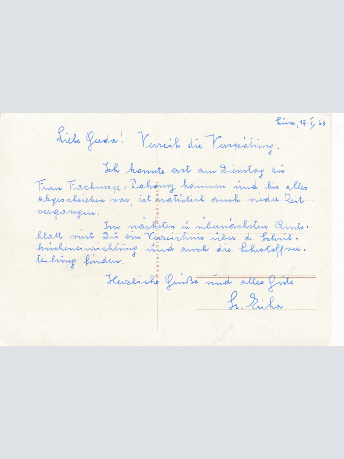 AK aus Linz Provinzhaus Oberösterreich Ansichtskarte (9859)