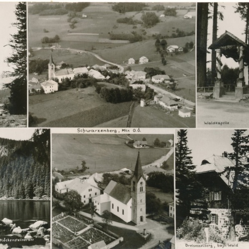 AK aus Schwarzenberg Mehrbildkarte Oberösterreich Ansichtskarte (9303)