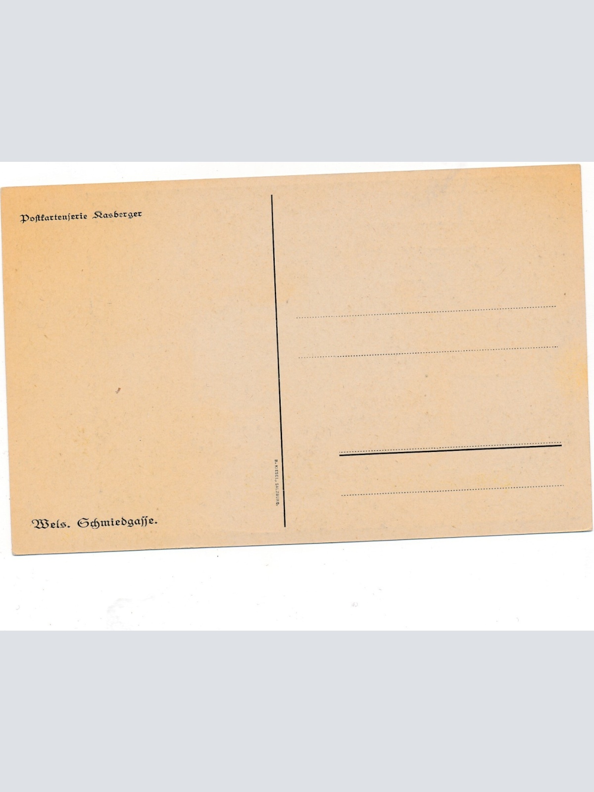 AK aus Wels Schmiedgaße Oberösterreich Ansichtskarte (9300)